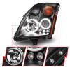 ANZO 2007-2012 Nissan Sentra Projector Headlights Black - 121276