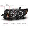 ANZO 2008-2010 Scion Xb Projector Headlights w/ Halo Black - 121280