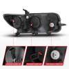 ANZO 2008-2010 Scion Xb Projector Headlights w/ Halo Black - 121280