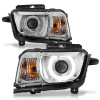 ANZO 2010-2013 Chevrolet Camaro Projector Headlights w/ Halo Chrome (CCFL) - 121311