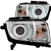 ANZO 2010-2013 Chevrolet Camaro Projector Headlights w/ Halo Chrome (CCFL) - 121311