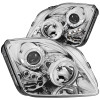 ANZO 1997-2001 Honda Prelude Projector Headlights w/ Halo Chrome w/ LED - 121342