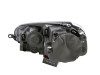 ANZO 2006-2009 Volkswagen Rabbit Projector Headlights w/ Halo Black (CCFL) - 121345