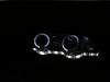 ANZO 2000-2003 BMW X5 Projector Headlights w/ Halo Chrome - 121397
