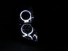 ANZO 2003-2007 Cadillac Cts Projector Headlights w/ Halo Chrome - 121416