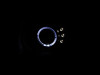 ANZO 2003-2006 Honda Element Projector Headlights w/ Halo Black - 121432