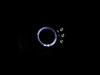 ANZO 2003-2006 Honda Element Projector Headlights w/ Halo Black - 121432