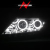ANZO 2011-2013 Kia Optima Projector Headlights w/ Halo Chrome (CCFL) - 121459