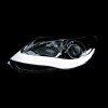 ANZO 2012-2014 Ford Focus Projector Headlights w/ Plank Style Design Black - 121490