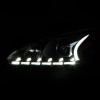 ANZO 2013-2014 Nissan Altima Projector Headlights w/ Plank Style Design Black - 121500