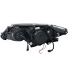 ANZO 2012-2013 Toyota Camry Projector Headlights w/ Halo Black - 121512