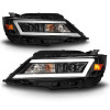 Anzo 14-20 Chevrolet Impala Square Projector LED Bar Headlights w/ Black Housing - 121574