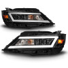 Anzo 14-20 Chevrolet Impala Square Projector LED Bar Headlights w/ Black Housing - 121574