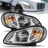 ANZO 2002-2014 Freightliner M2 LED Crystal Headlights Chrome Housing w/ Clear Lens (Pair) - 131031