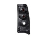 ANZO 1999-2002 Chevrolet Silverado 1500 Taillights Black - 211025