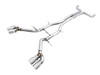 AWE Track Catback Exhaust - Non-Resonated w. Quad Chrome Tips - 16-24 Camaro SS / ZL1