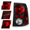 ANZO 2002-2005 Ford Explorer Taillights Black - 211081