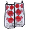ANZO 2003-2015 Chevrolet Express Taillights Chrome - 211088