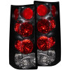 ANZO 1996-2002 Gmc Savana Taillights Black - 211148