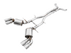 AWE Touring Catback Exhaust - Resonated w. Quad Chrome Tips - 16-24 Camaro SS / ZL1