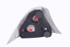 ANZO 2001-2003 Honda Civic Taillights Chrome w/ Halo - 221045