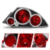 ANZO 2000-2005 Mitsubishi Eclipse Taillights Black - 221081