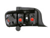 ANZO 2005-2009 Ford Mustang Taillights Red/Clear - 2010 Style - 221166