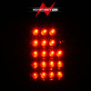ANZO 2003-2006 Chevrolet Silverado 1500 LED Taillights Red/Clear - 311007