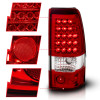 ANZO 2003-2006 Chevrolet Silverado 1500 LED Taillights Red/Clear - 311007