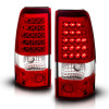 ANZO 2003-2006 Chevrolet Silverado 1500 LED Taillights Red/Clear - 311007