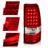 ANZO 1999-2007 Chevrolet Silverado 1500 LED Taillights Red/Clear - 311010