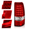 ANZO 1999-2007 Chevrolet Silverado 1500 LED Taillights Red/Clear - 311010