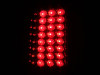 ANZO 2008-2015 Ford F-250 LED Taillights Red/Clear - 311050