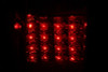 ANZO 2001-2002 Toyota 4 Runner LED Taillights Red/Clear - 311070