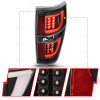 ANZO 2009-2013 Ford F-150 LED Taillights Black - 311257