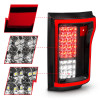 ANZO 2015-2016 Ford F-150 LED Taillights Red/Clear - 311262