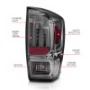 ANZO 2016-2017 Toyota Tacoma LED Taillights Smoke - 311282