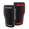 ANZO 2017+ Ford F-250 LED Taillights - Black/Clear - 311287