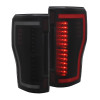 ANZO 2017+ Ford F-250 LED Taillights - Black/Smoke - 311288