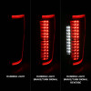 ANZO 2017+ Ford F-250 LED Taillights - Black/Smoke - 311288