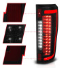ANZO 2017+ Ford F-250 LED Taillights - Black/Smoke - 311288