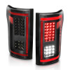 ANZO 15-17 Ford F-150 LED Taillights Black w/ Sequential - 311293