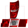 ANZO 2009-2014 Ford F-150 Euro Taillight Red/Clear (W/O Bulb) - 311299