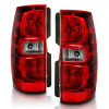 ANZO 2007-2014 Chevy Tahoe Taillight Red/Clear Lens (OE Replacement) - 311304