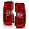 ANZO 2007-2014 Chevy Tahoe Taillight Red/Clear Lens (OE Replacement) - 311304