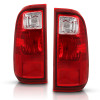ANZO 2008-2016 Ford F-250 Taillight Red/Clear Lens (OE Replacement) - 311305