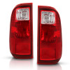 ANZO 2008-2016 Ford F-250 Taillight Red/Clear Lens (OE Replacement) - 311305