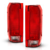 ANZO 1992-1996 Ford Bronco Taillight Red/Clear Lens (OE Replacement) - 311306
