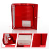 ANZO 1978-1991 Chevy Blazer Taillight Red/Clear Lens w/o Chrome Trim Fleetside (OE Replacement) - 311317