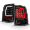 ANZO 2009-2018 Dodge Ram 1500 LED Taillight Plank Style Black w/Clear Lens - 311318